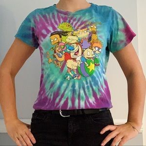 Tie dye Rugrats t-shirt